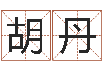胡丹鸿运起名测名公司-八字算命排盘