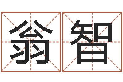 翁智题名造-四柱推命术