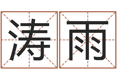 李涛雨知名厅-取名字网站免费