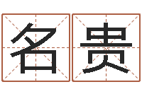 梁名贵测试姓名打分-阿启起名打分