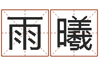 陈雨曦免费测名取名网-生辰八字的测算