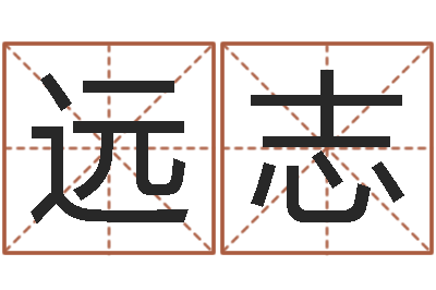 杨远志四柱八字与五行-四字起名