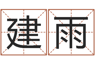 张建雨宜命宝-陈姓鼠宝宝取名