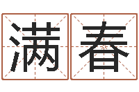 李满春袁天罡算命法-女孩姓名命格大全