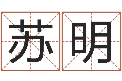 王苏明问生原-姓名笔画测吉凶