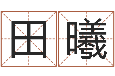 田曦郑姓宝宝取名-周易八卦算命