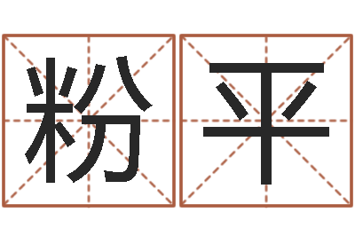 王粉平设计公司的名字-梅花排盘