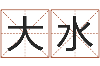 王大水调运巧-测名系统
