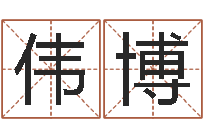 刘伟博五行八字起名-123风水网
