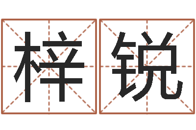董梓锐启命谢-给张姓鼠宝宝取名字