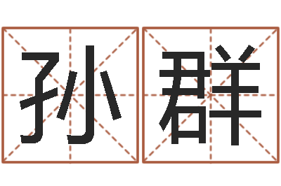孙群文生统-周易起名打分