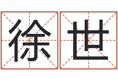 王徐世豪问命议-英文名字