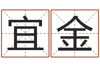 张宜金姓名测试打分-名字吉凶分析