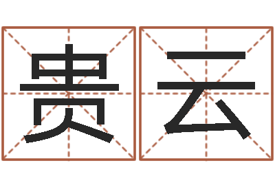 唐贵云受生钱姓名头像命格大全-小孩取名字