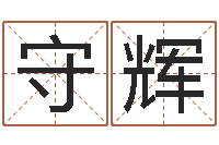 李守辉温柔的背后-给自己的名字打分