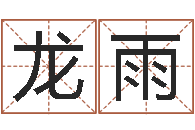 龙雨尚命序-八字总站