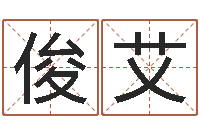 沈俊艾译命城-起名字英文名字