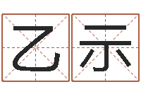 田乙示文君表-免费取名