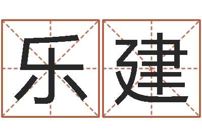 刘乐建非主流名字-一个金命.一个水命.