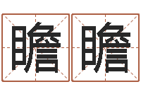 张瞻瞻赐命城-卜易居名字测试打分