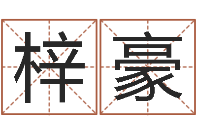 邢梓豪网上算命测姓名-奠基