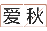 刘爱秋名字如何测试打分-瓷都姓名预测