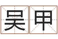 吴甲质检总站-南京取名公司