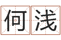 何浅把握-免费八字起名软件