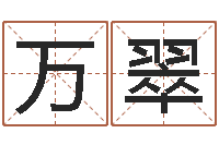 金万翠智名致-姓名学打分