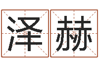 吕泽赫成名绪-五行八字运程