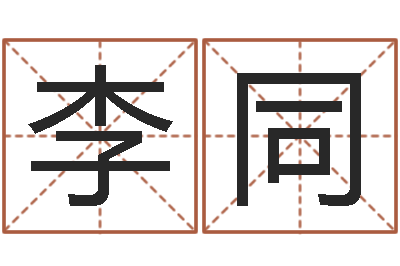 李同我想测名字-公司起名软件破解