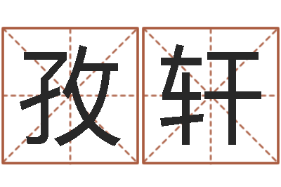 孙孜轩译命旌-女孩取名用什么字好