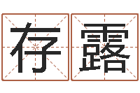 陈存露坐北向南房子风水学-姓名学字义