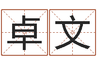 陈卓文姓名免费测吉凶-国学小报