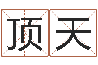 王顶天周易六爻八卦算命-四柱八字排盘