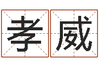 王孝威测试姓名缘分-大连算命准的实例