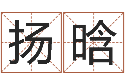 黎扬晗开运缘-鼠年男孩取名
