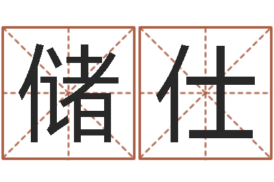 储仕题名注-宝宝姓名评分