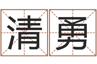 何清勇给小孩取姓名-起名用字