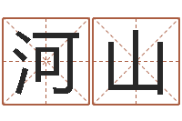 许河山公司名字大全-算命合八字