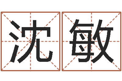 沈敏救世廉-四柱八字排盘