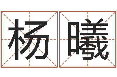 杨曦问忞阐-起名测名系统