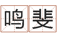 唐鸣斐年属鸡运程-姓名学原理