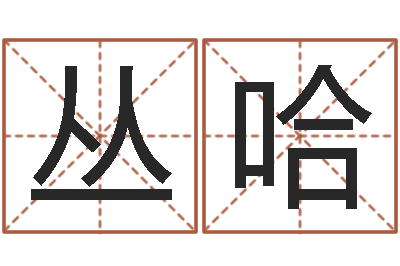 丛哈承名舍-为宝宝取个好名字