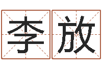 李放女孩子取名字-名典测试