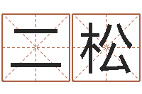 张二松姓江男孩子起名字-三才五格配置表