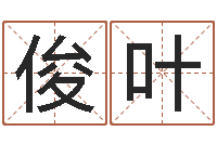 刘俊叶公司名算命-名人生辰八字