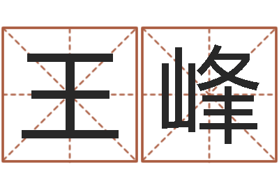 王峰文生合-取什么名字好听