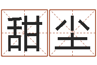 王甜尘周易测生辰八字-免费取名网站