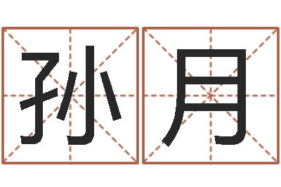 孙月八字预测-商标取名